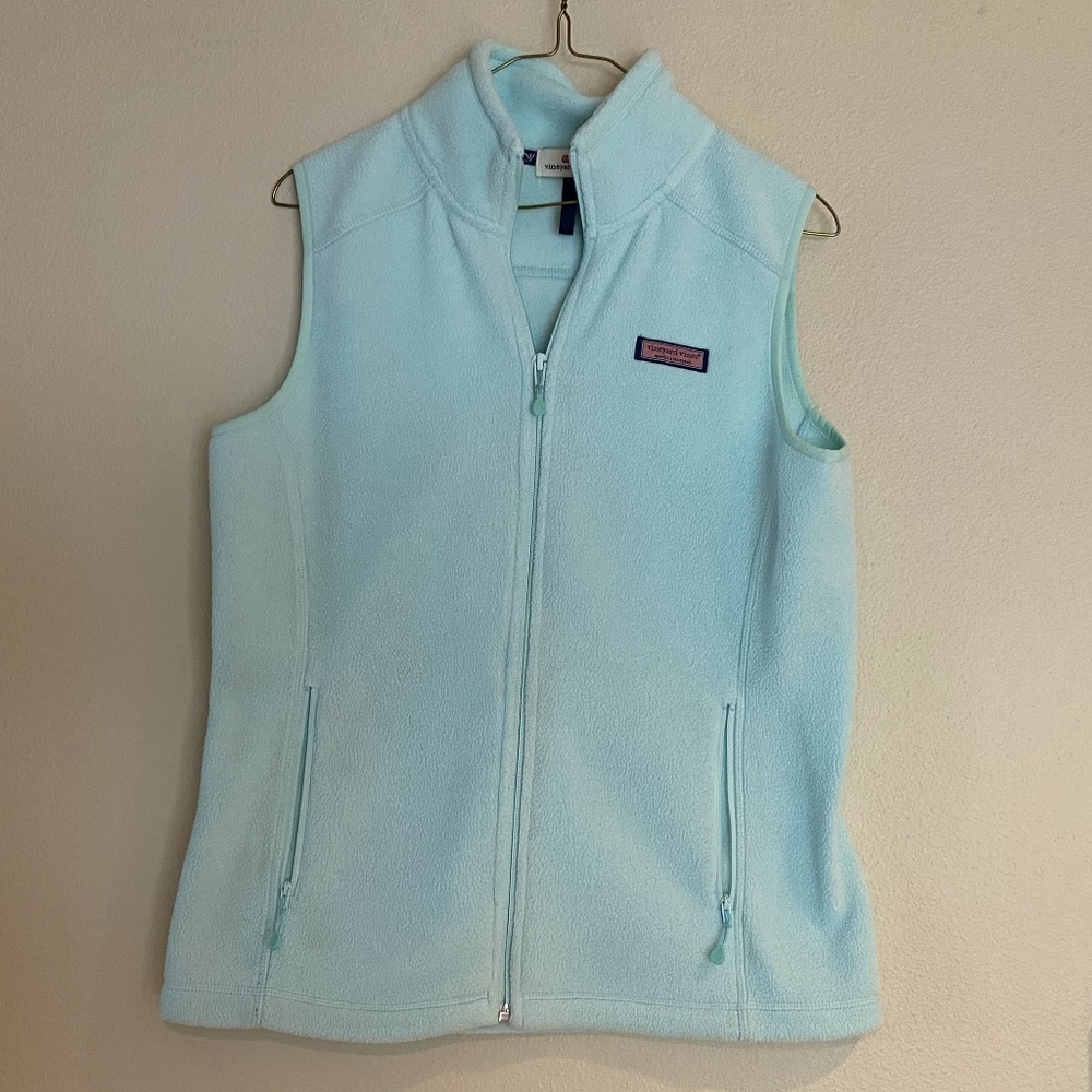 Vineyard Vines | Mint Fleece Vest | Women's S